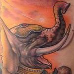 Tattoos - justin's buddha and krishna ribs - 111837